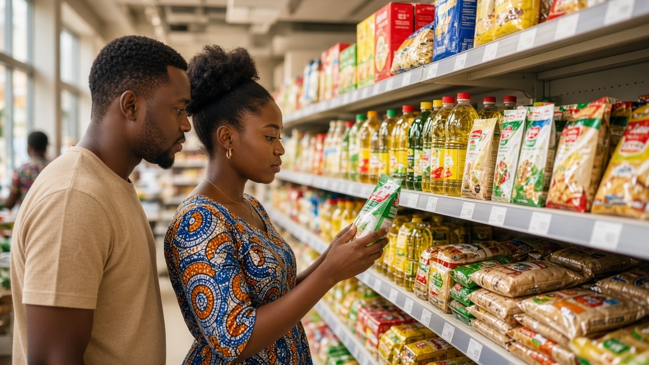 Consumer shopping in an African retail environment